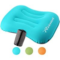 REEHUT Almohada de Acampada Inflable Almohada Camping - Almohada Hinchable- Compresible- Portátil- Cómoda y Ergonómica…